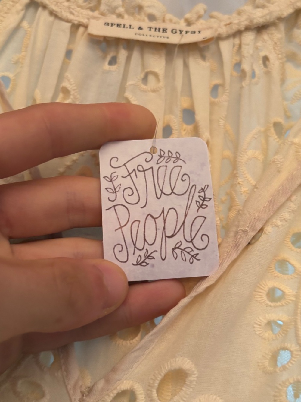 Spell and the Gypsy Collective/Free People Anglaise Eyelet Dress - Picture 6 of 9